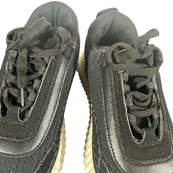 Hey Girl by Corkys Black Platform Sneakers Size 10 Casual Comfort Walking Shoe - Picture 11 of 12